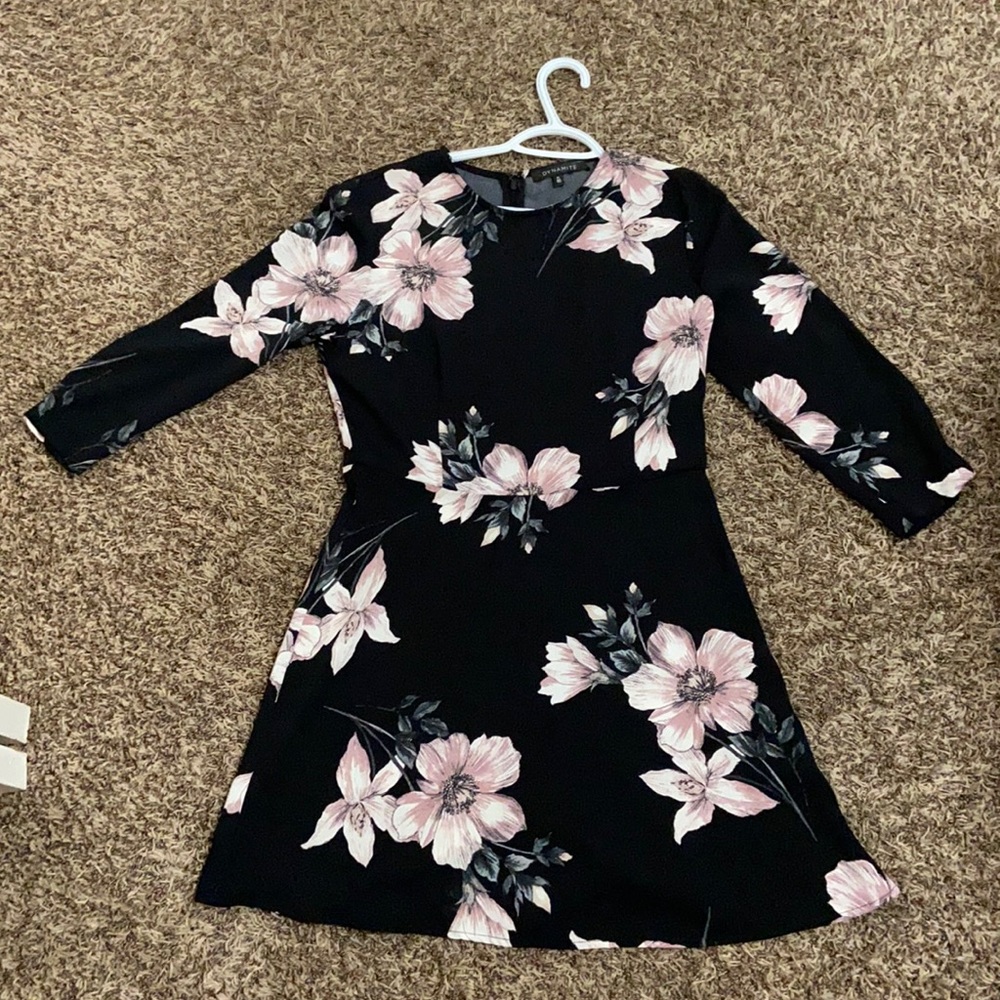 Floral dynamite dress